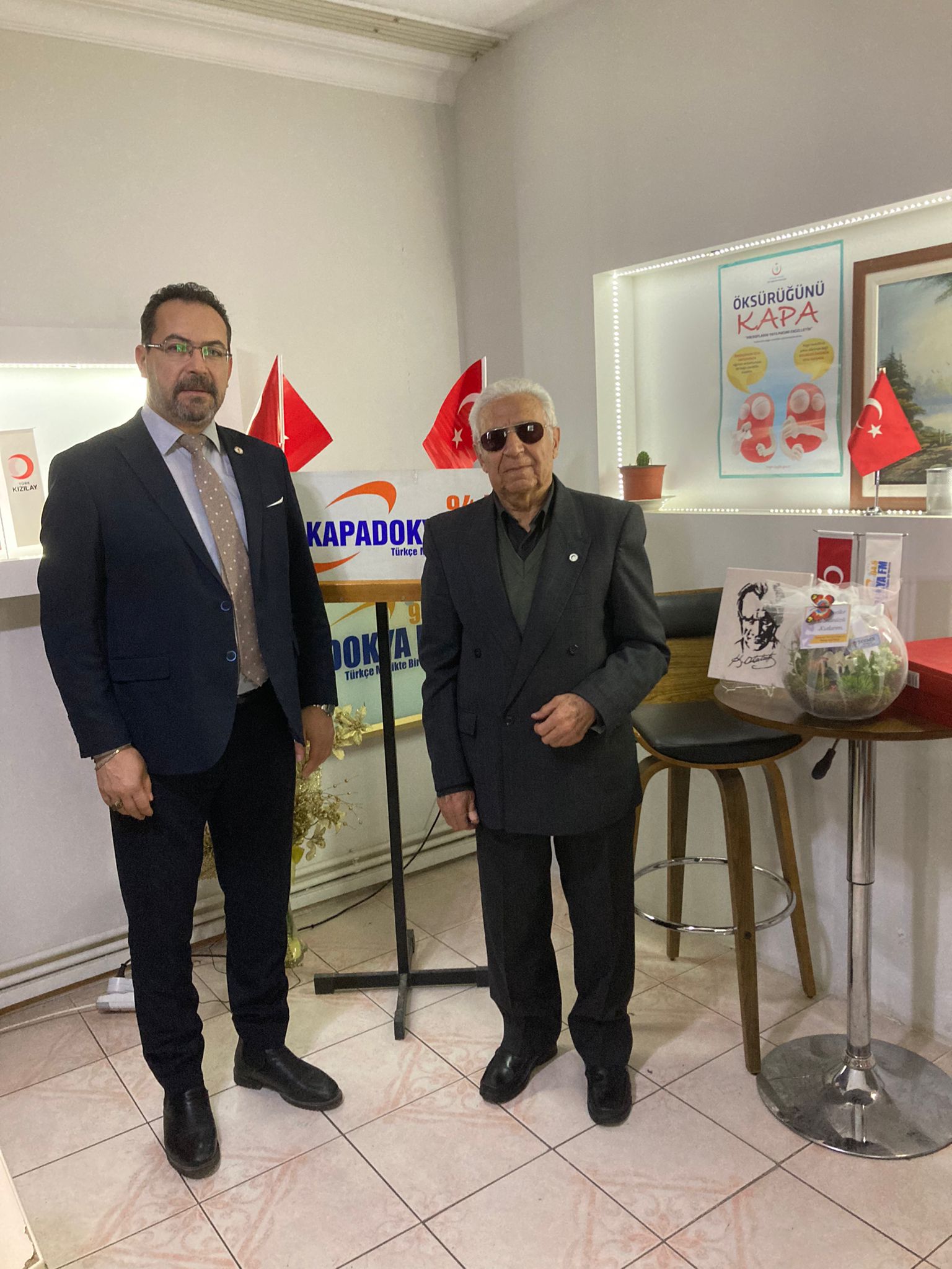 Türkiye Gazeteciler Federasyonu Genel Sekreteri Bayram Ekici Görmeyen Gözler’e Konuk Oldu