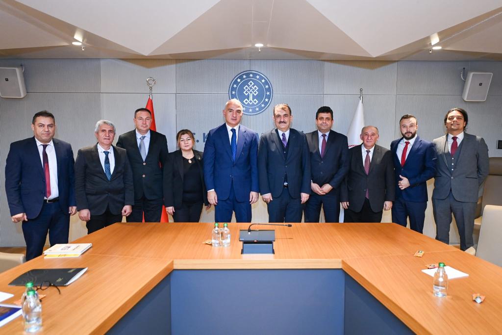 RATEM üyelerinden Kültür ve Turizm Bakanı Mehmet Nuri Ersoy’a Ziyaret