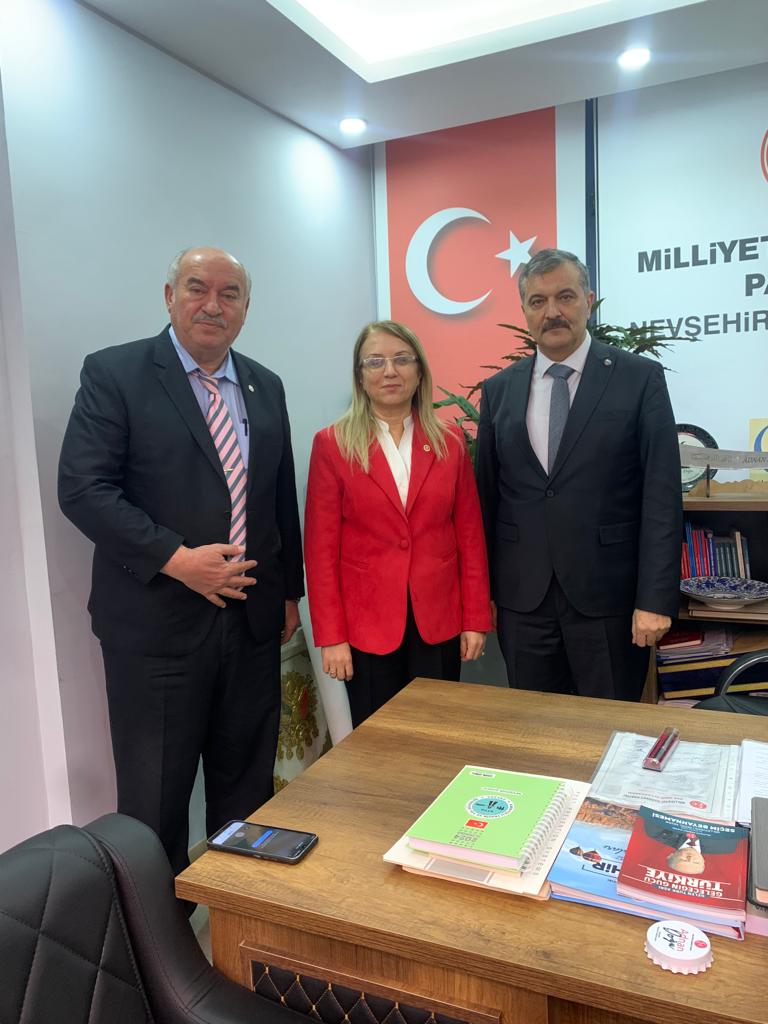 KTYG Nevşehir şubesi başkanı Güneş’ten MHP il başkanlığına ziyaret