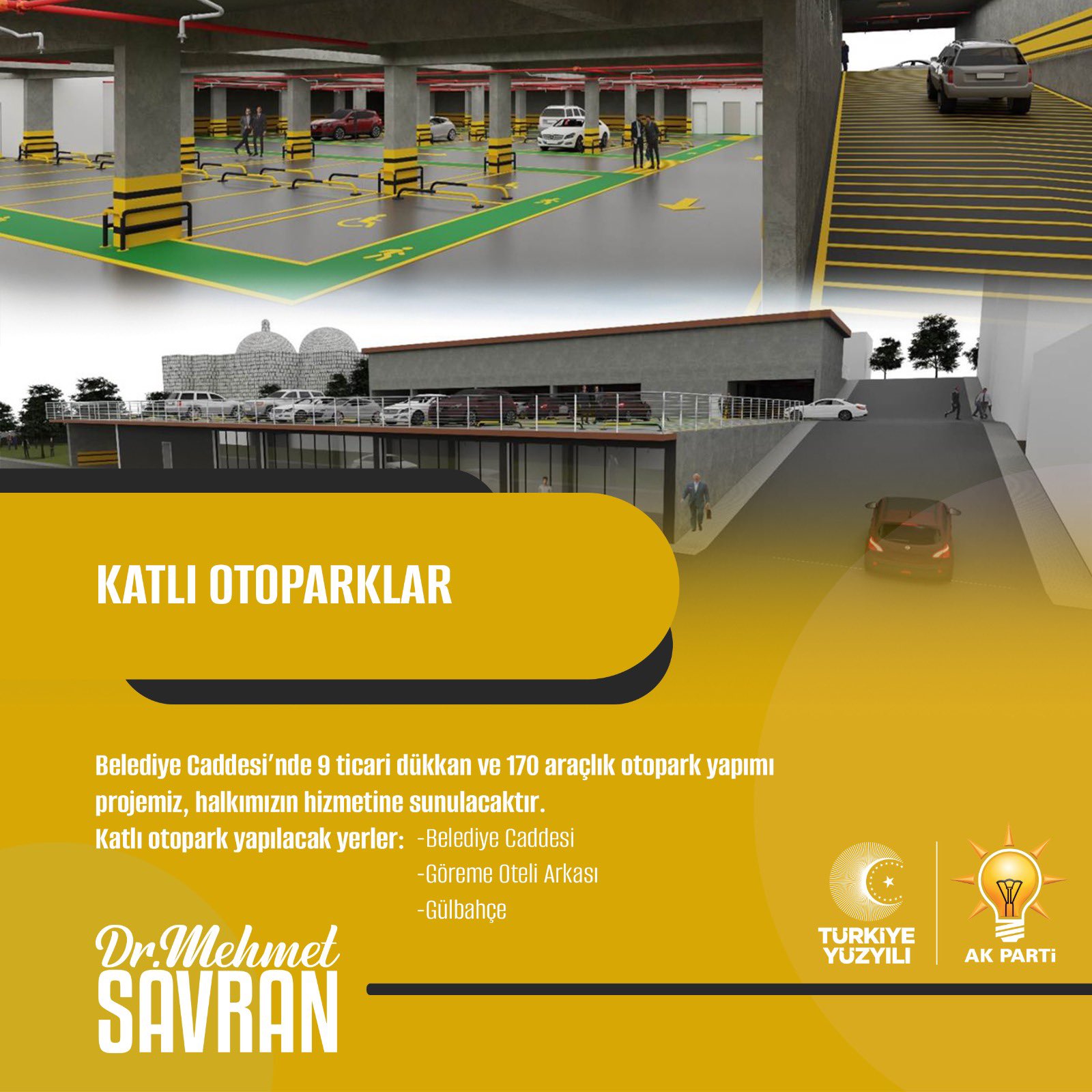 SAVRAN’DAN KATLI OTOPARK PROJELERİ