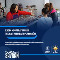AK PARTİ ADAYI SAVRAN’DAN KADIN KOOPERATİFLERİNE DESTEK PROJESİ