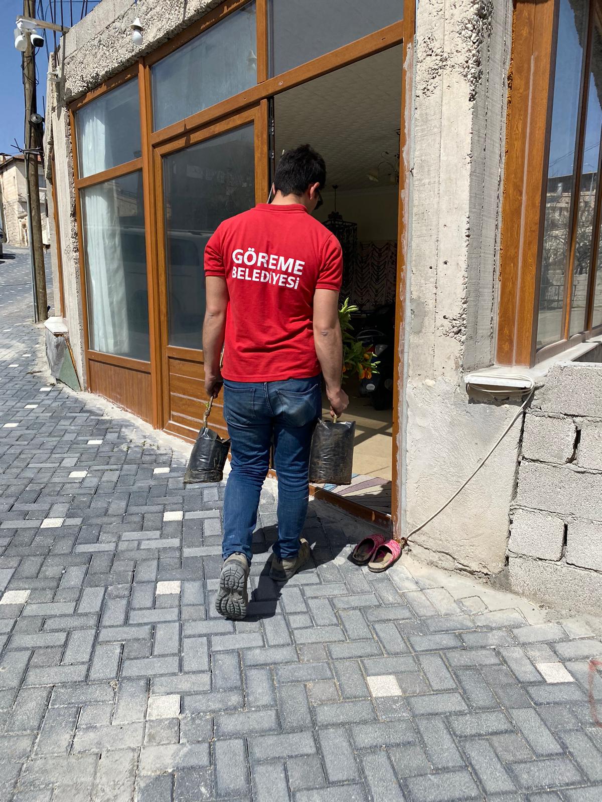 Göreme’de Fidan Dağıtımı yapıldı