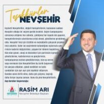 NEVŞEHİR BELEDİYE BAŞKANI SEÇİLEN RASİM ARI’DAN TEŞEKKÜR MESAJI