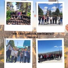  100. YILDA 100 YER, 100 ÖĞRENCİ PROJESİ TAMAMLANDI