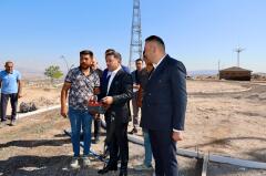 KAHVECİ DAĞI REKREASYON ALANINA İLK BETON ATILDI