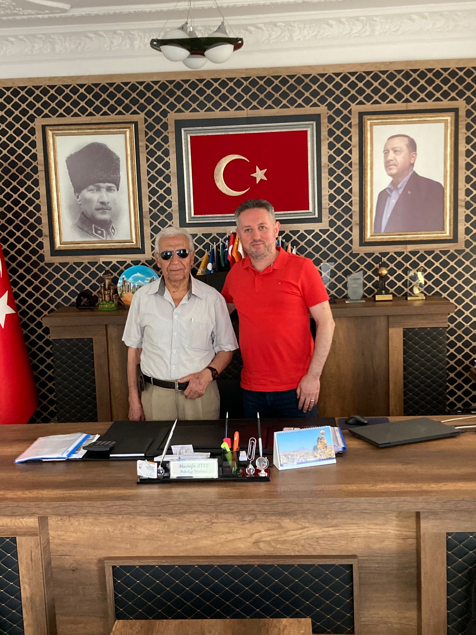 Kapadokya Medya Grubu’ndan Ortahisar Belediye Başkanı Mustafa Ateş’e Hayırlı Olsun Ziyareti