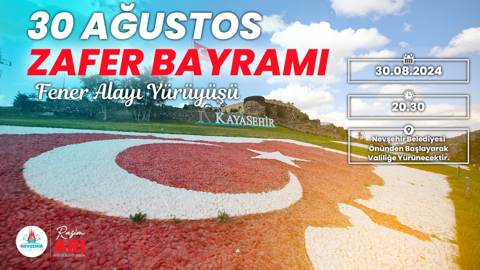 30 AĞUSTOS ZAFER BAYRAMI DOLAYISIYLA FENER ALAYI YÜRÜYÜŞÜ DÜZENLENECEK