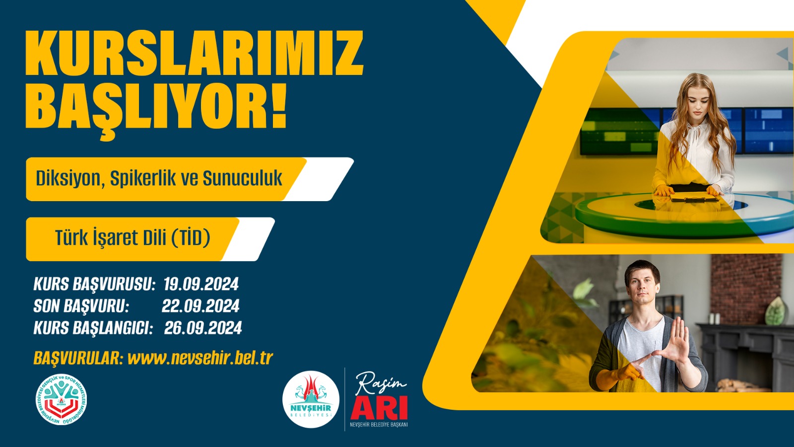 Nevşehir Belediyesi Kapadokya Eğitim Merkezi (KAPEM) İki Yeni Kurs Açılıyor!