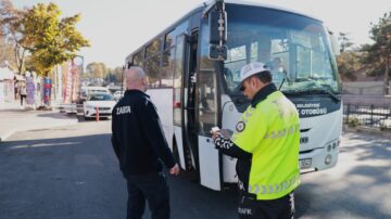 NEVŞEHİR’DE HALK OTOBÜSLERİ DENETLENDİ