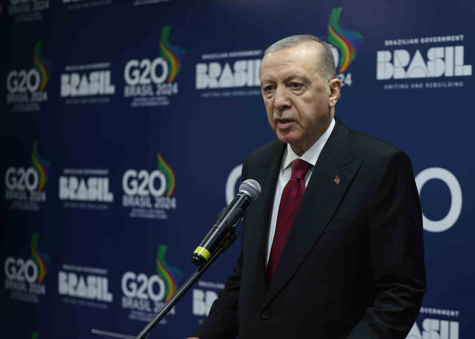 Cumhurbaşkanı Erdoğan: “Uluslararası kuruluşların iflasına tanıklık ediyoruz”