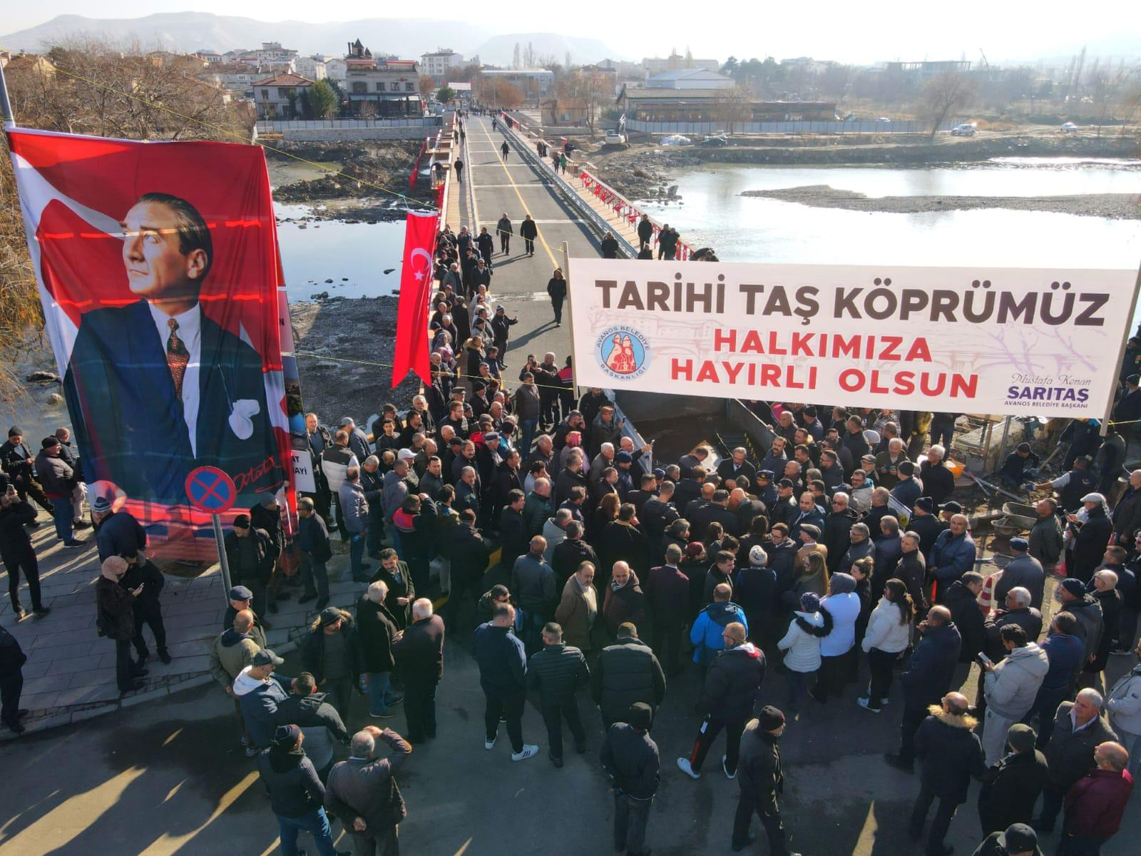 Avanos Tarihi Taş Köprü Açılışı Bugün Gerçekleşti.