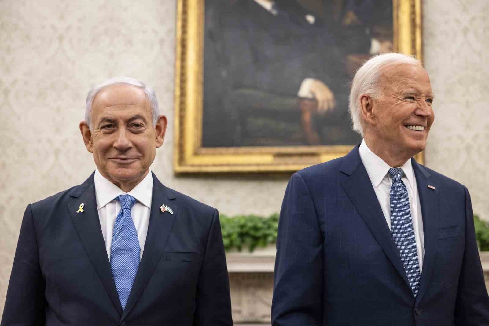 Biden ve Netanyahu, Gazze’de ateşkesi görüştü