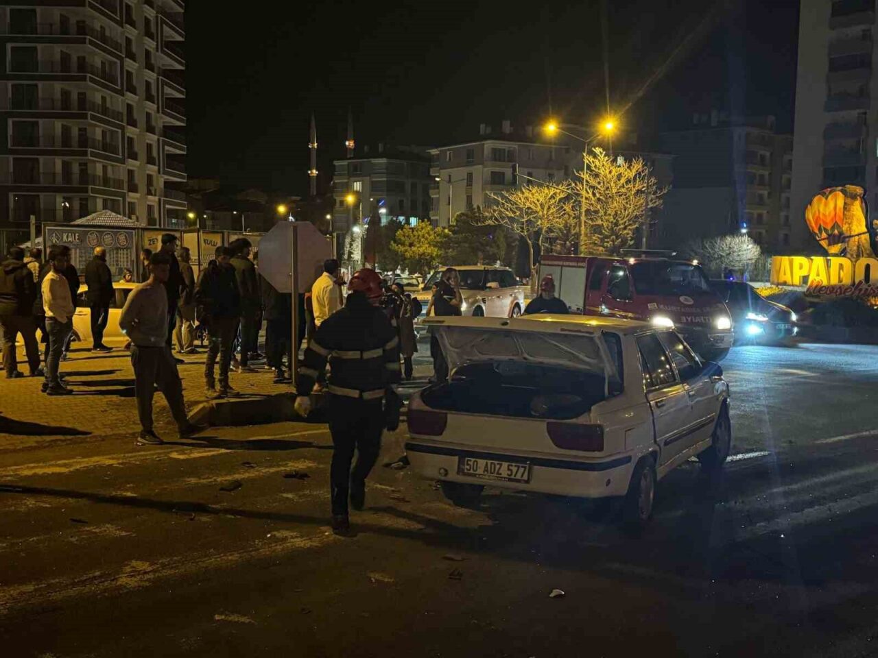 Nevşehir’de iki otomobil çarpıştı: 4 yaralı