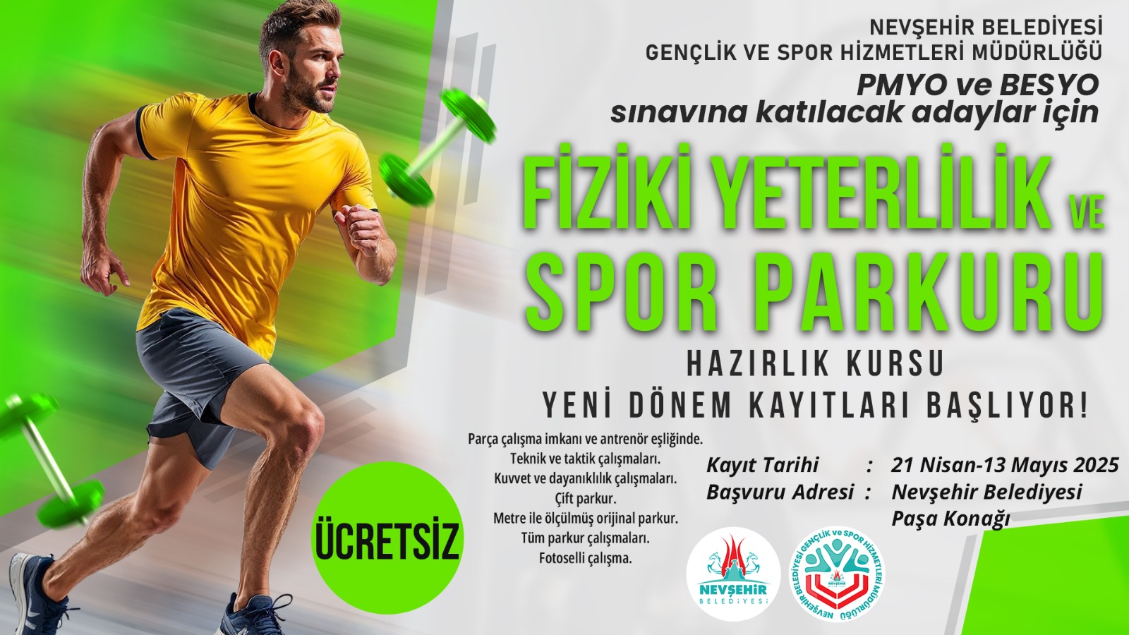 Fiziki Yeterlilik ve Spor Parkuru Hazırlık Kursu