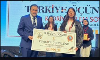 ŞEHİT DEMET SEZEN GÜZEL SANATLAR LİSESİ ÖĞRENCİSİ TÜRKİYE 3.SÜ OLDU