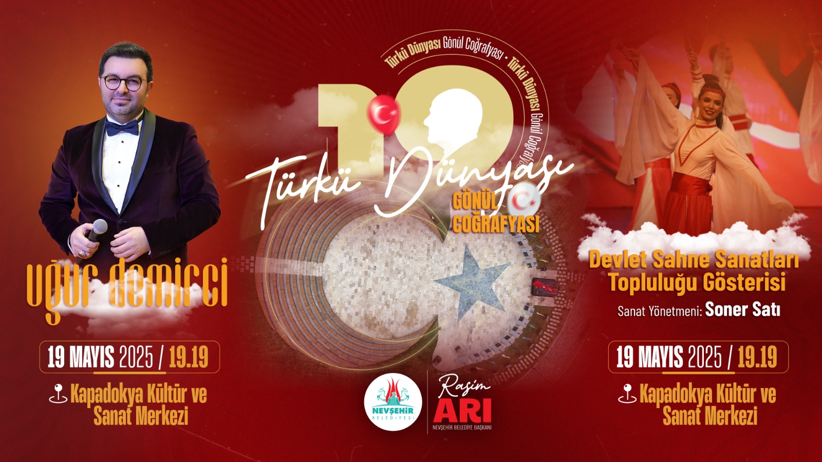 “Türkü Dünyası, Gönül Coğrafyası” Konseri Nevşehir’de