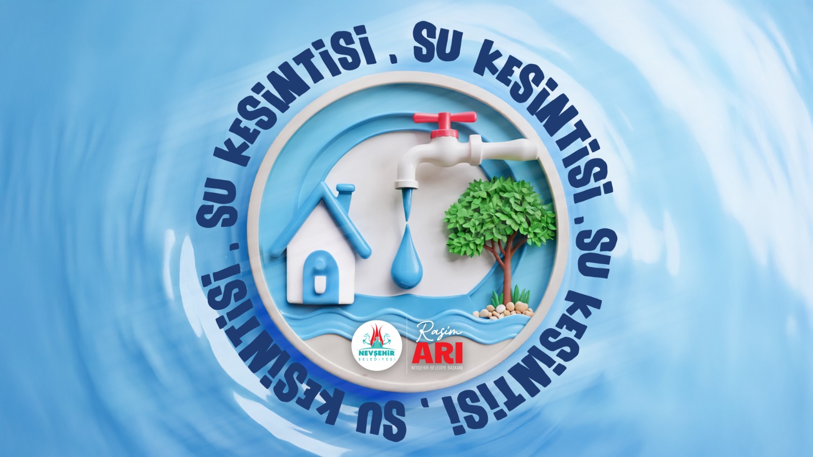 Nevşehir Belediyesi’nden Planlı Su Kesintisi