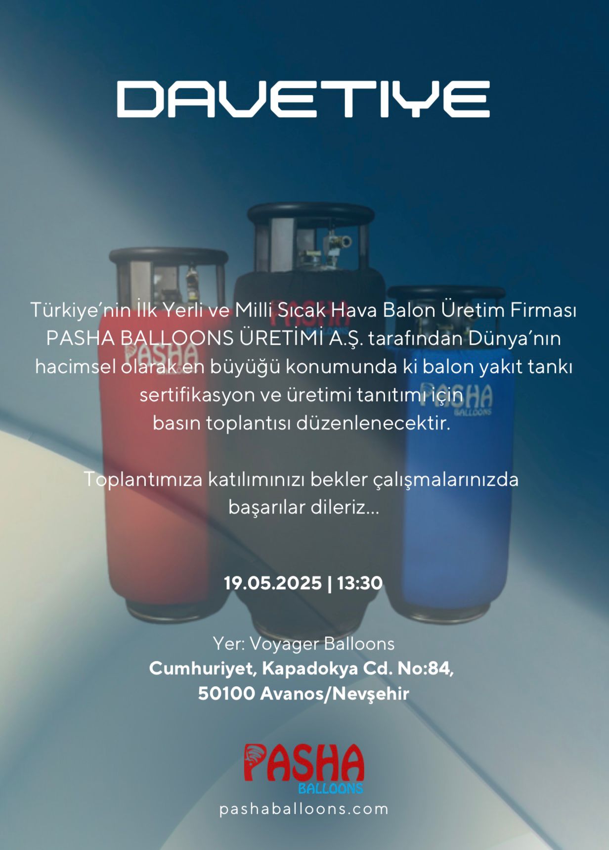 PASHA Balloons’tan Bir İlk: Dünyanın En Büyük Balon Yakıt Tankı Tanıtılıyor