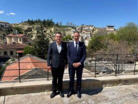 Filistin Devleti Ankara Büyükelçisi Faed Halid Abd Mustafa KÜN’ü ziyaret etti