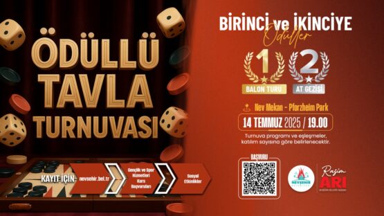 Nevşehir Belediyesi’nden Ödüllü Tavla Turnuvası