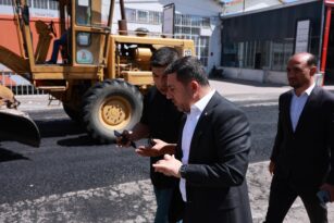 Nevşehir Belediyesi’nden Sanayi’de Asfalt Çalışması
