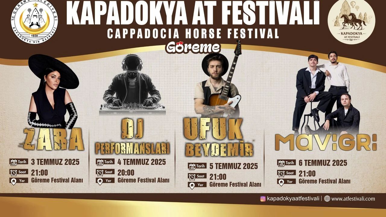 Kapadokya’da At ve Atçılık Kültürü Festivali Başlıyor: Göreme’de Dolu Dolu Dört Gün!