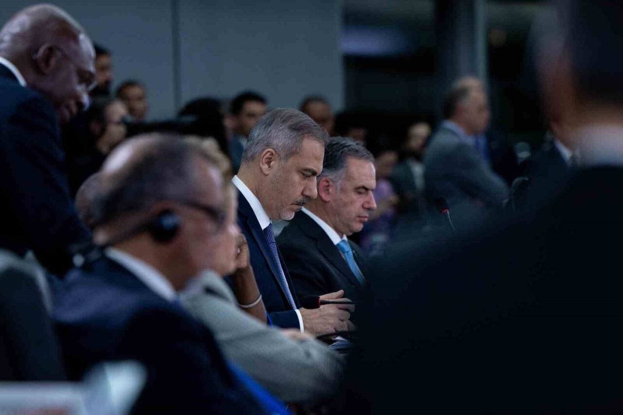 Bakan Fidan: ” Filistin halkının yaşadığı dram, bugün çok taraflılık üzerine tartışmalarımızın merkezinde yer almaktadır”