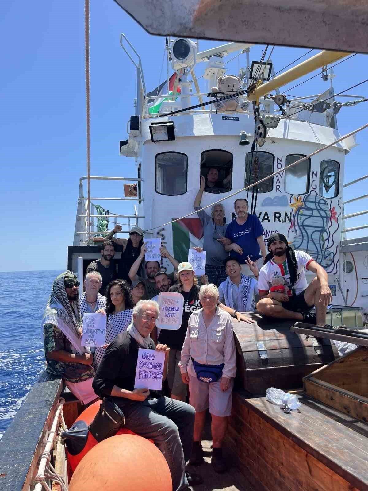 Özgürlük Filosuna ait Hanzala gemisi, Gazze’ye doğru yola çıktı