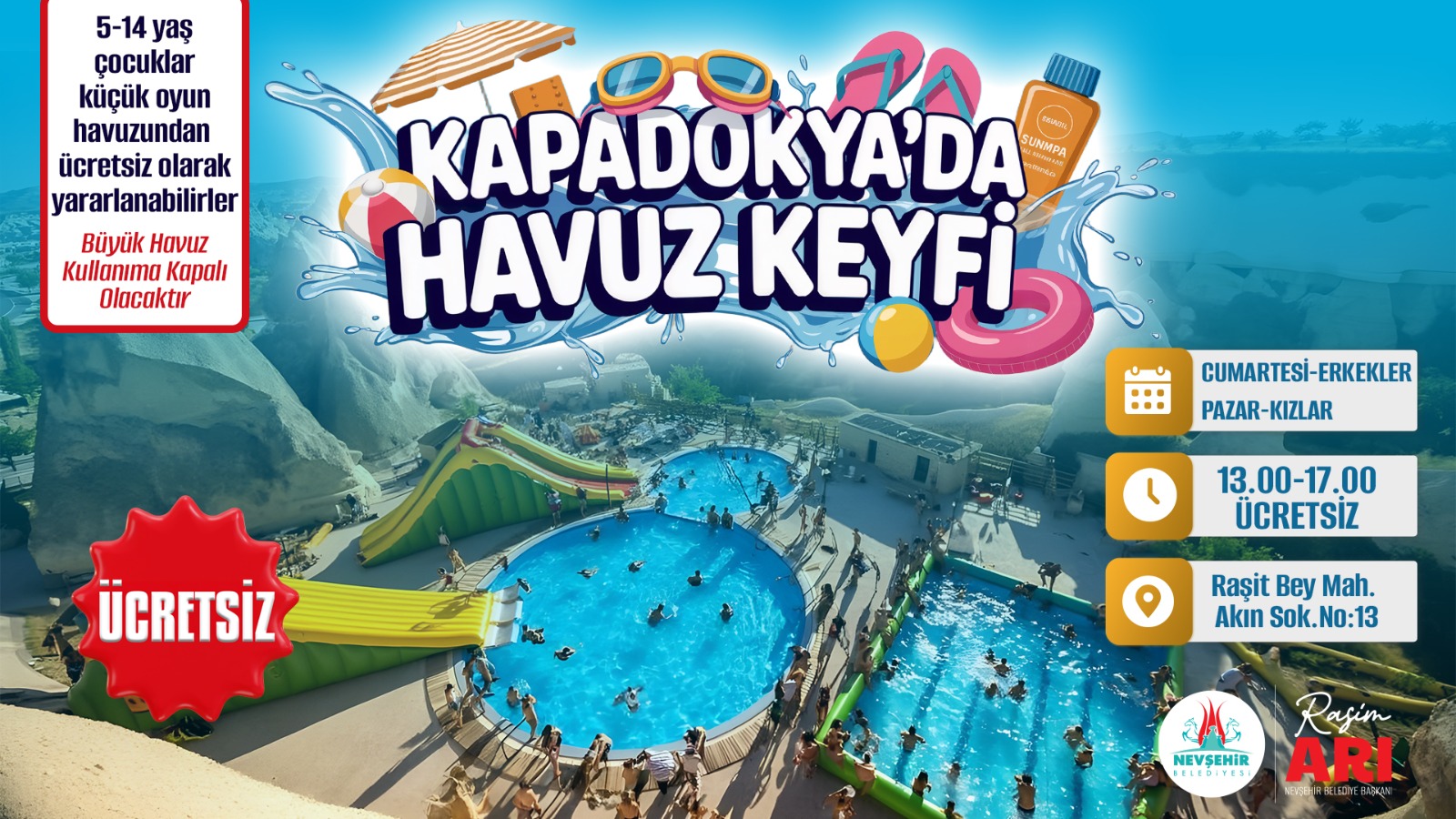 Küçük Oyun Havuzlarımız Hafta Sonu Çocukları Bekliyor