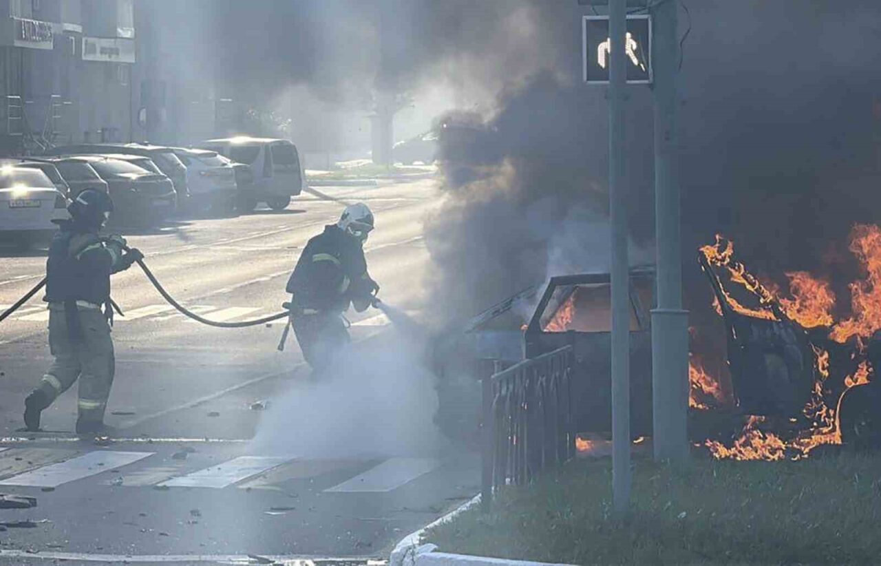 Ukrayna’dan Rusya’nın Belgorod şehrinde bir araca İHA saldırısı