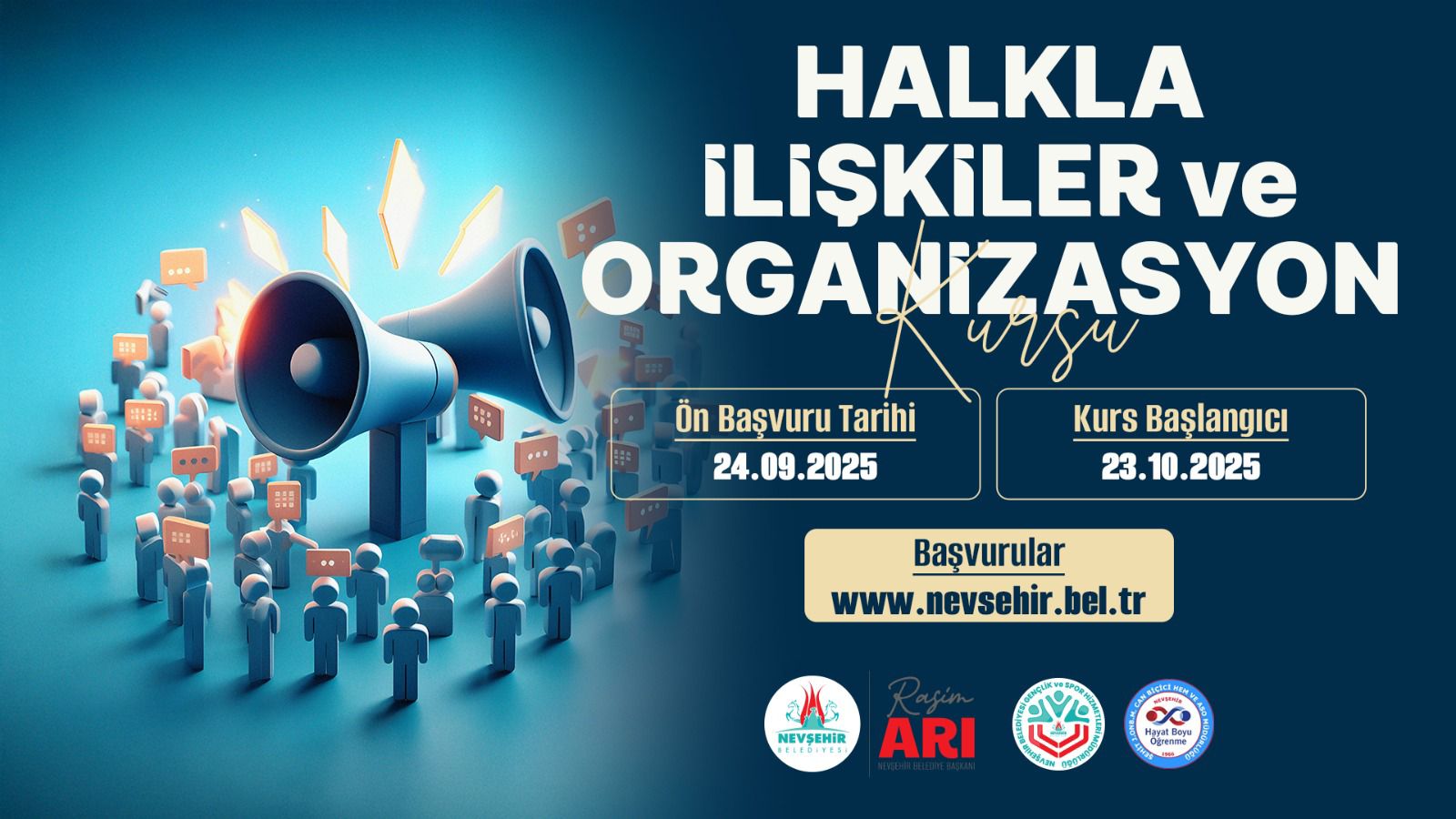 KAPEM’de 4 Kurs İçin Kayıtlar Yarın Başlıyor