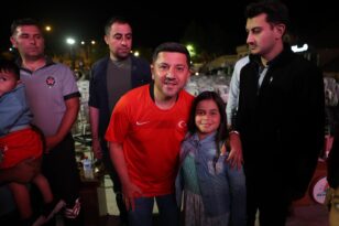 Nevşehir’de Dev Ekranda Milli Maç Heyecanı Yaşandı