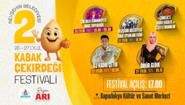 Nevşehir Belediyesi Geleneksel Kabak Çekirdeği Festivali Başlıyor
