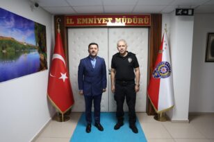 İl Emniyet Müdürü Serkan Karaman’a Hayırlı Olsun Ziyareti