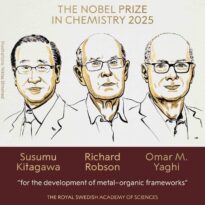 2025 Nobel Kimya Ödülü’nün sahipleri belli oldu