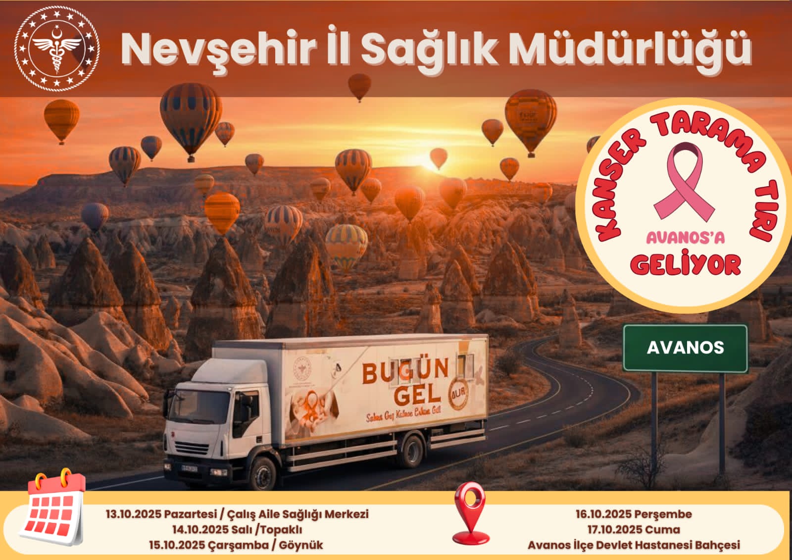 Nevşehir İl Sağlık Müdürlüğü’nden Önemli Duyuru!