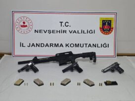 Derinkuyu’da Ruhsatsız Silah Operasyonu: Tabanca, Av Tüfeği ve Mühimmat Ele Geçirildi