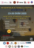 TÜBİTAK 4007 Nevşehir Bilim ve Teknoloji Festivali (NevBilTekFest) Etkinlik Takvimi Yayımlandı