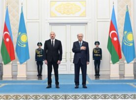 Azerbaycan Cumhurbaşkanı Aliyev, Kazak mevkidaşı Tokayev ile görüştü