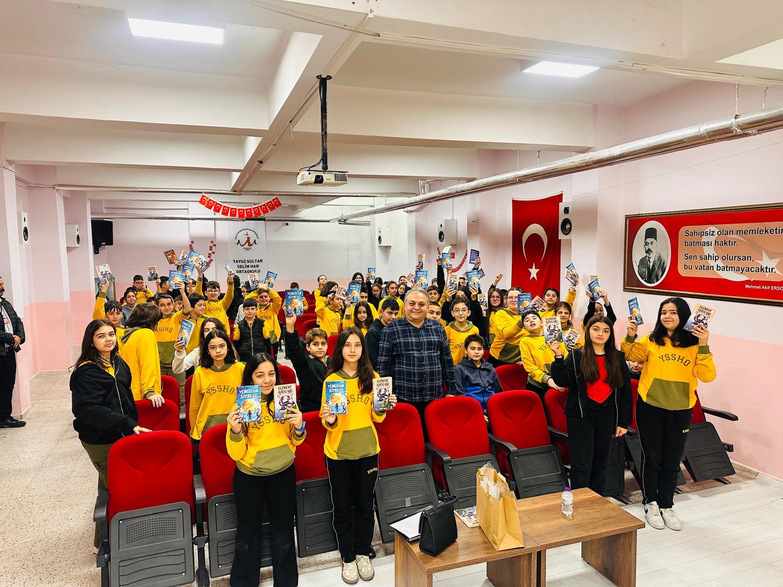 Yavuz Sultan Selim Han Ortaokulunda Yazar–Okur Buluşması Gerçekleşti
