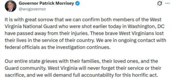 Beyaz Saray yakınlarında silahlı saldırıya uğrayan 2 Ulusal Muhafız personeli hayatını kaybetti