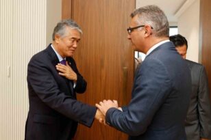 KKTC Cumhurbaşkanı Erhürman, TÜRKSOY Genel Sekreteri Raev’i kabul etti