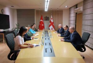 Korgeneral Kadıoğlu, Gürcistan İçişleri Bakanı Geladze ile görüştü