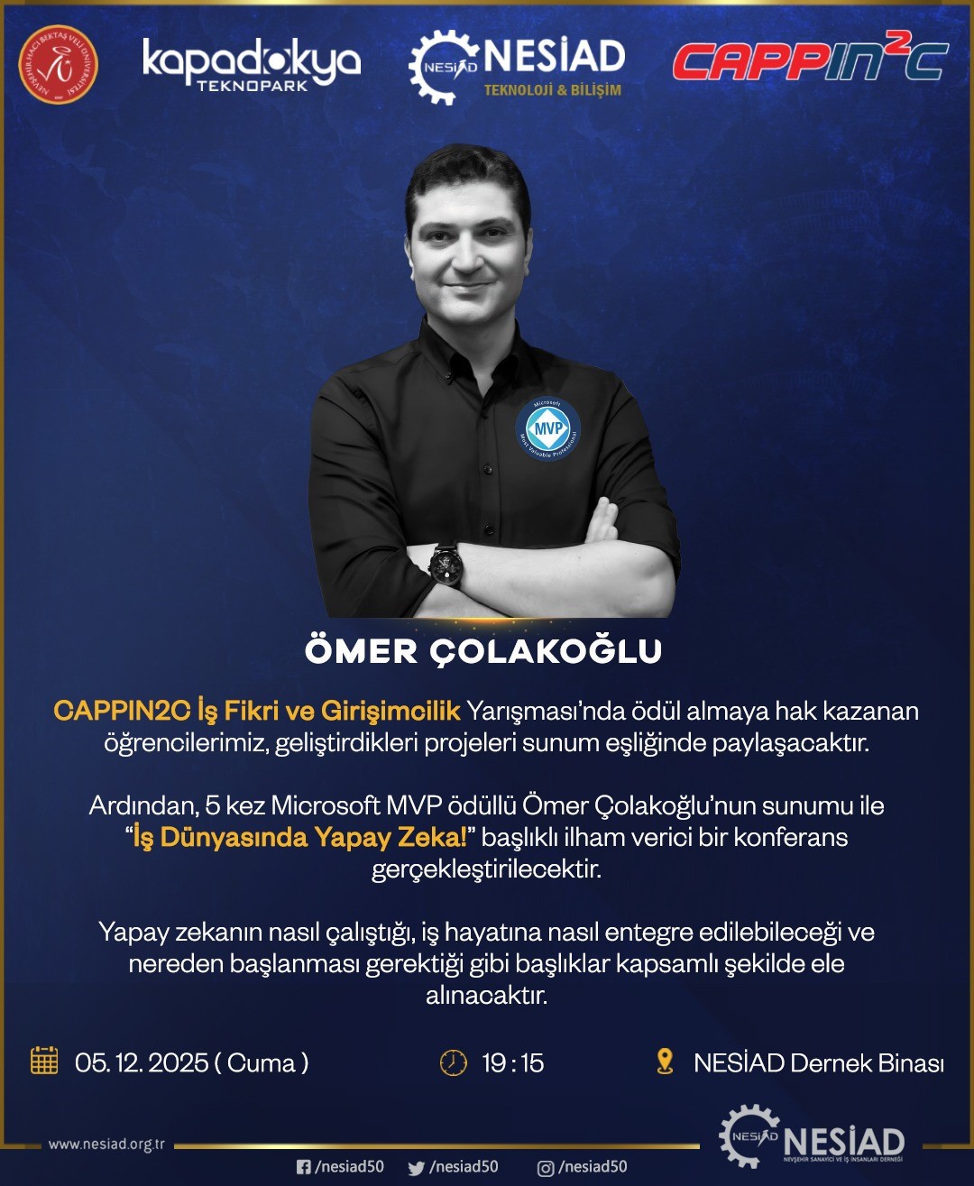 NESİAD’dan İş Dünyasında Yapay Zekâ Konferansı