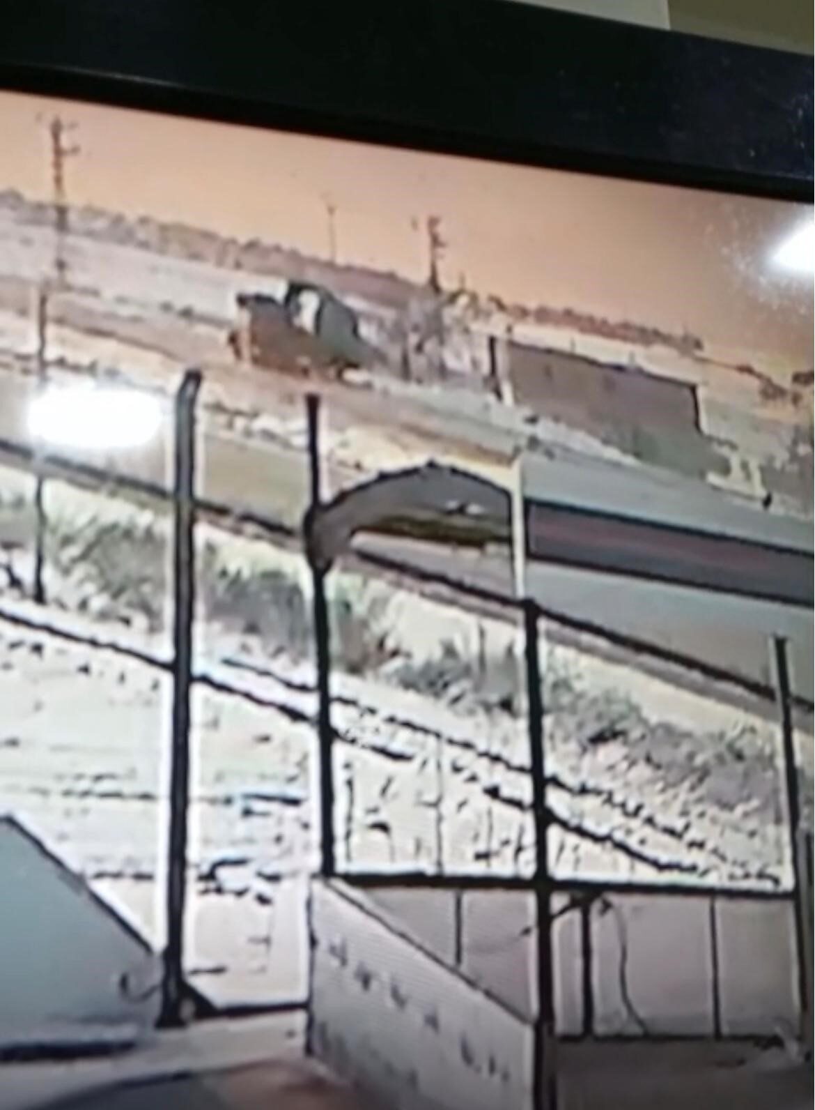 Nevşehir’de kayganlaşan yolda şarampole devrilen tır kameralara yansıdı