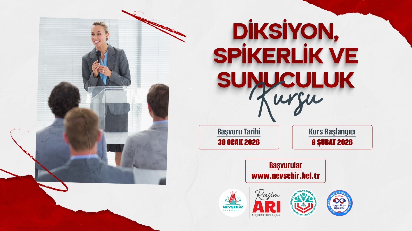 KAPEM’de Eğitim Seferberliği Diksiyon, Spikerlik ve Sunuculuk Kursuyla Sürüyor