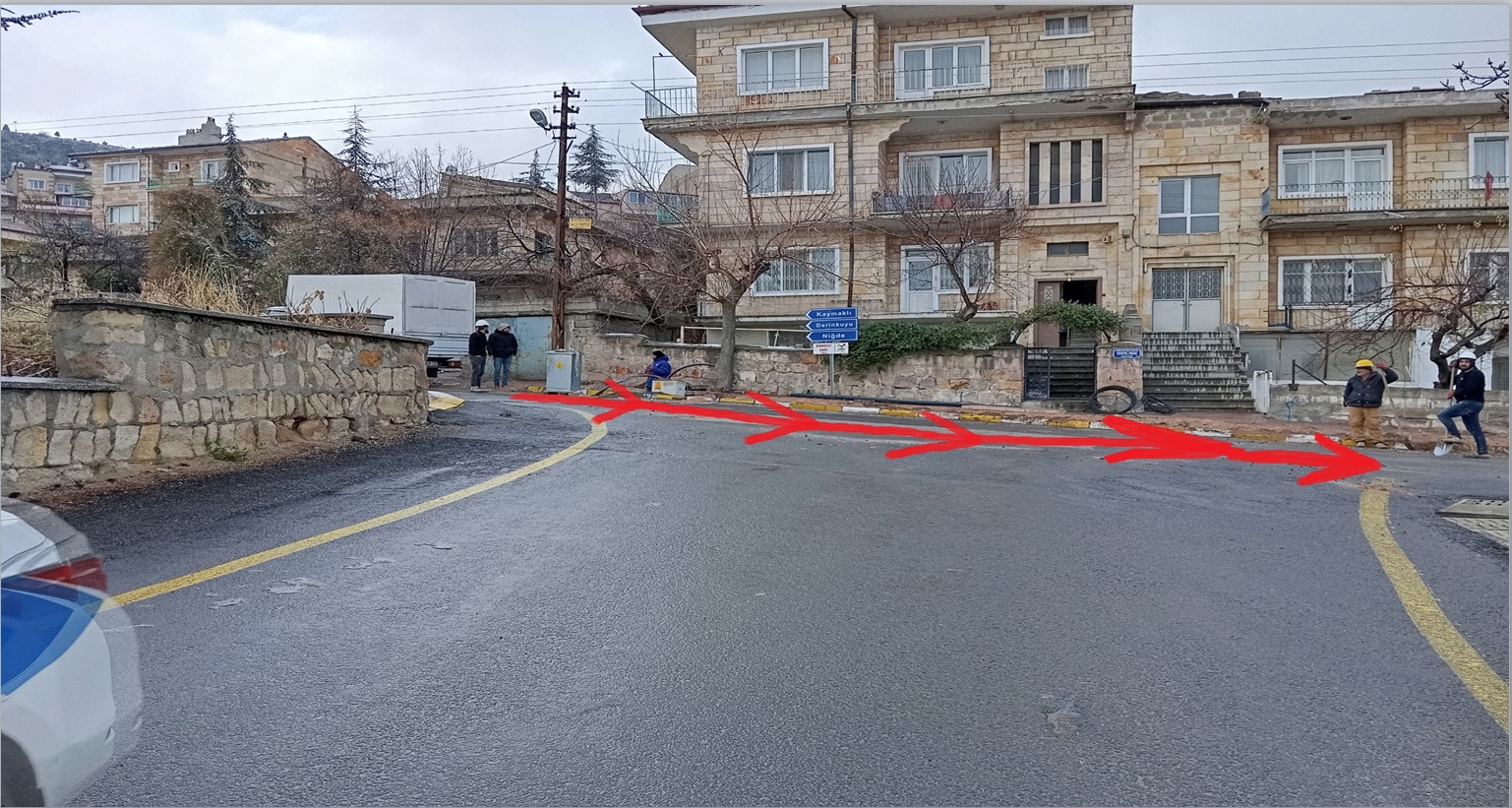 İl Trafik Komisyonu Kararıyla Yol “Tek Yön” Yapıldı