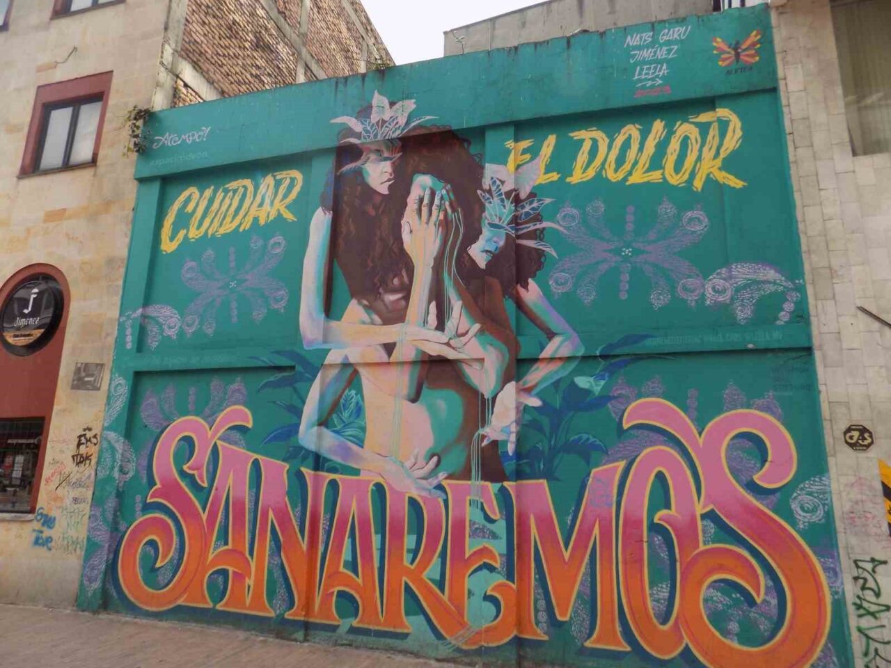 Kolombiya’da grafitiler şehrin kimliğini gözler önüne seriyor