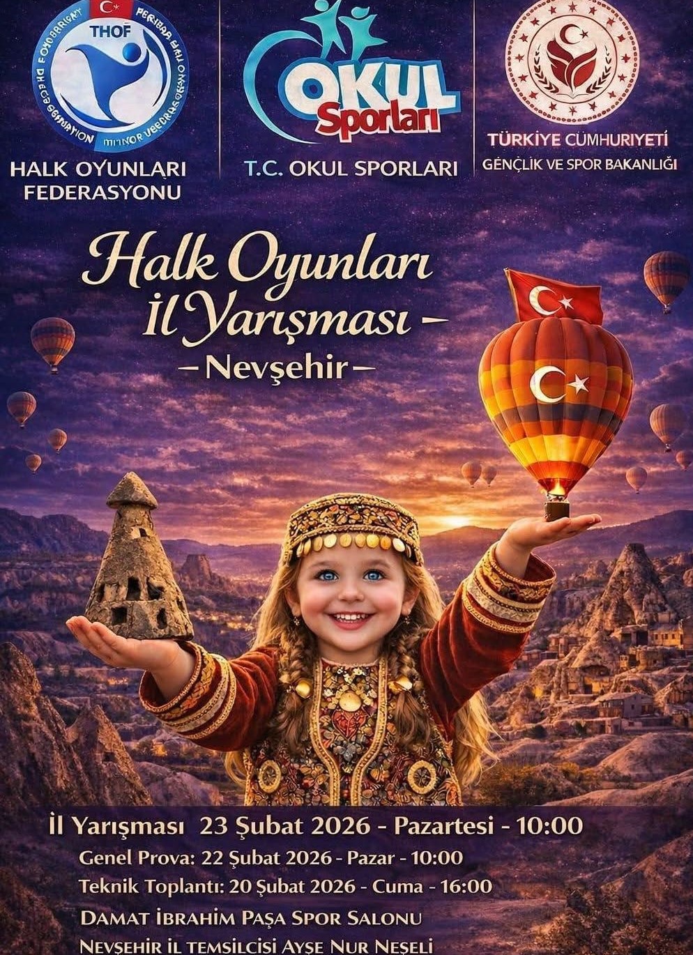 Nevşehir’de Halk Oyunları Heyecanı Başlıyor