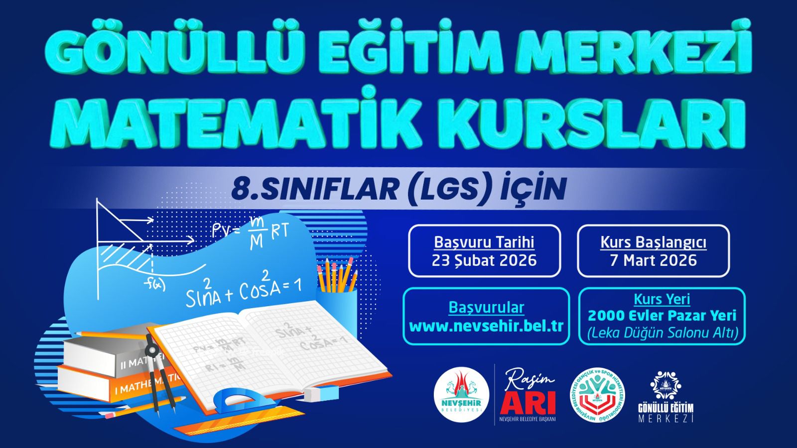Gönüllü Eğitim Merkezi’nde Yeni Kurslar Başlıyor